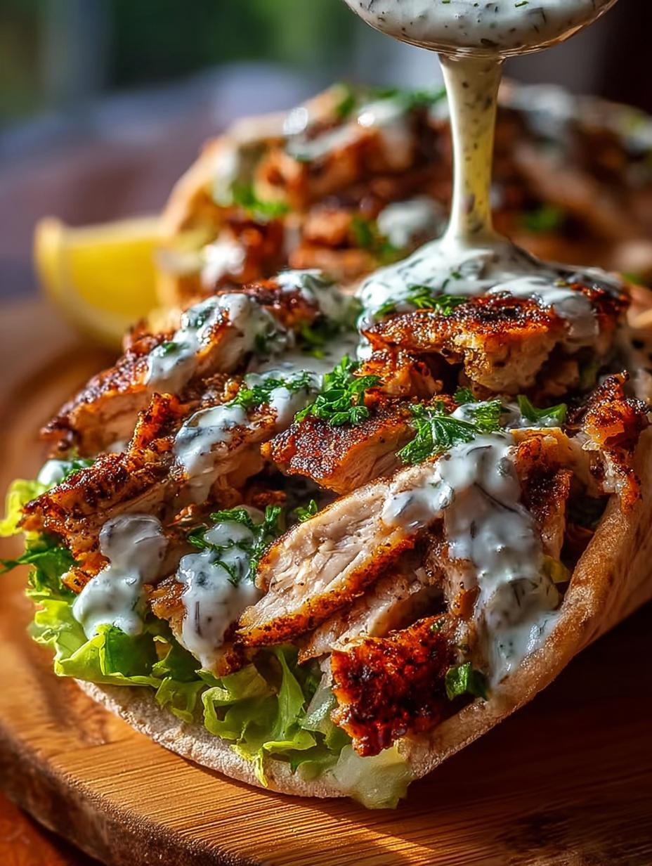 Chicken Shawarma with Garlic