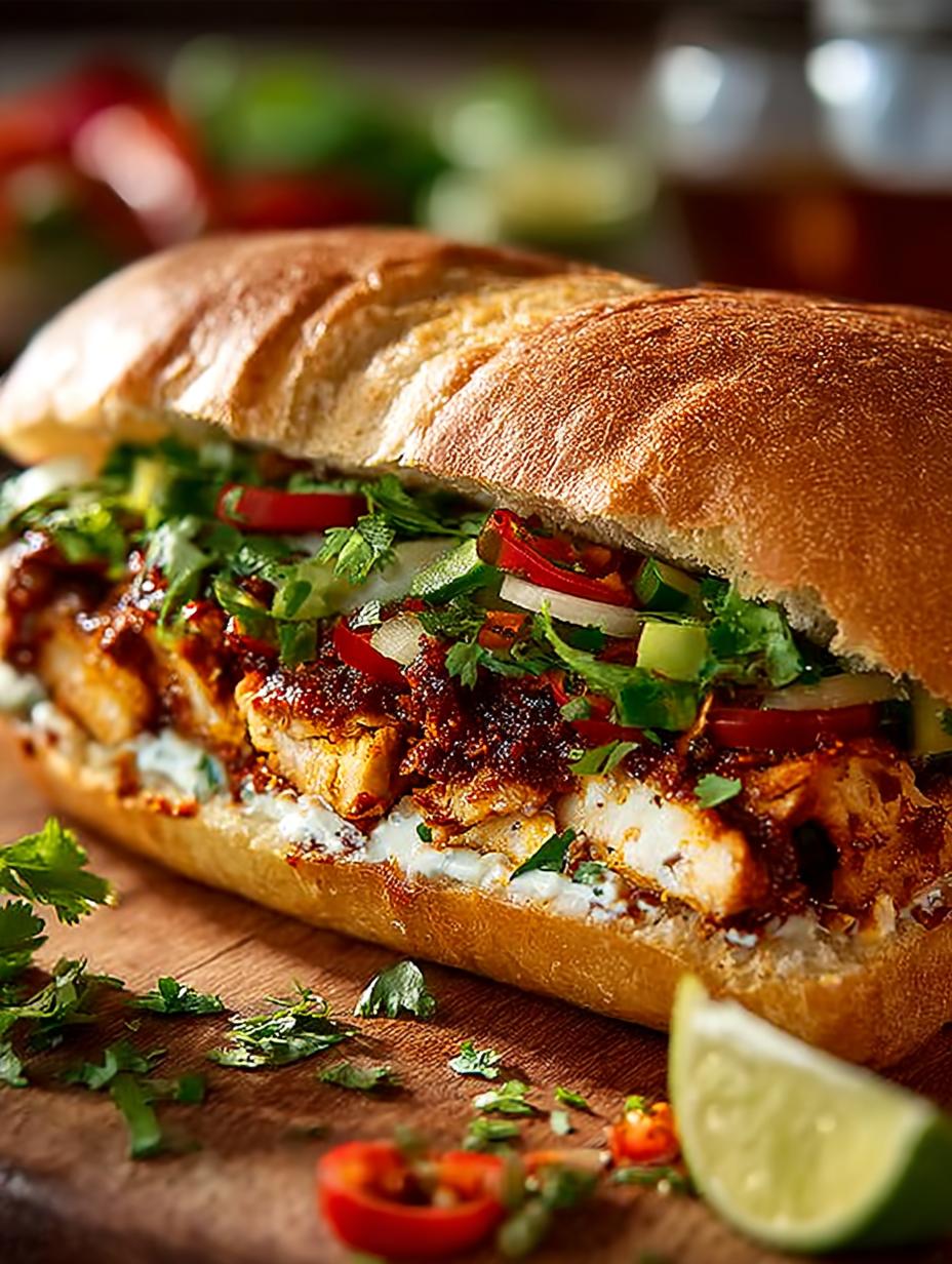 Chicken Torta Sandwich
