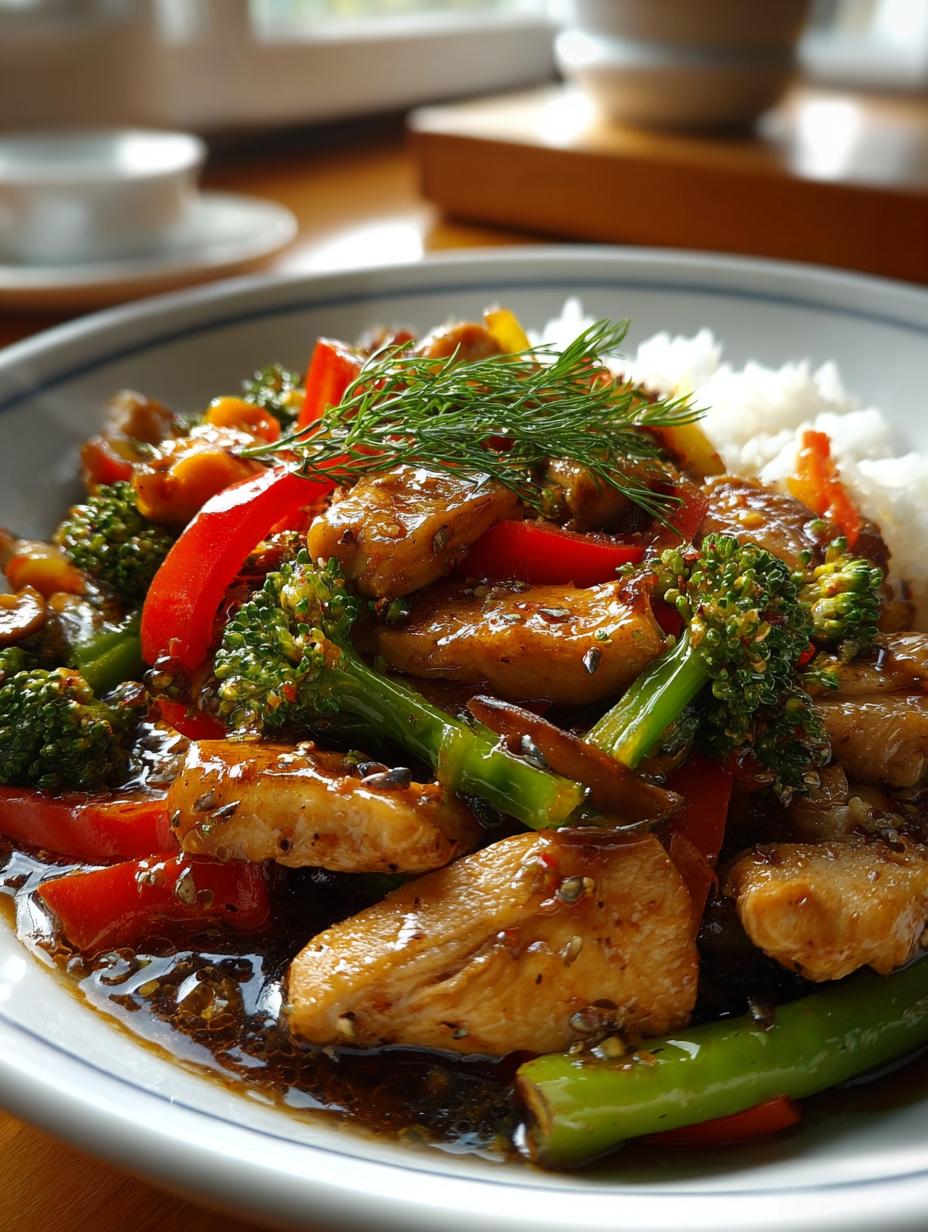 Chicken Wok Steps Flavorful
