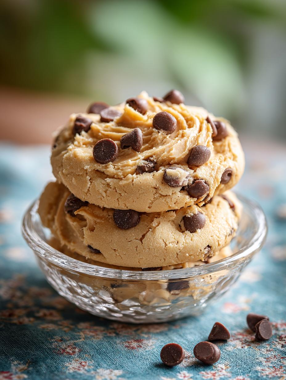 Chickpea Cookie Dough: 15-Minute Vegan Delight 4 Chickpea Cookie Dough: 15-Minute Vegan Delight - Chickpea Cookie Dough - main visual representation