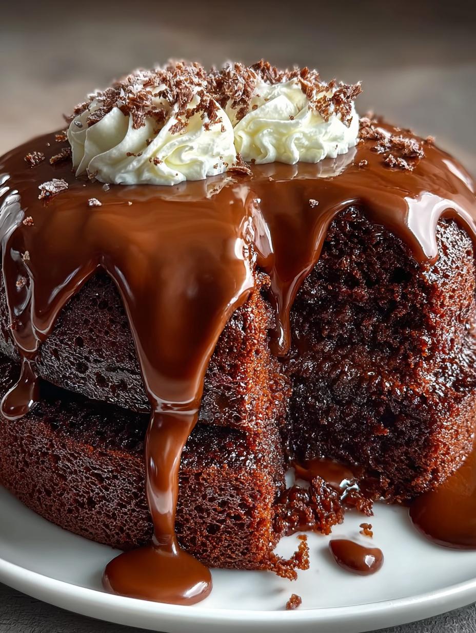 Chocolate Cake with Condensed