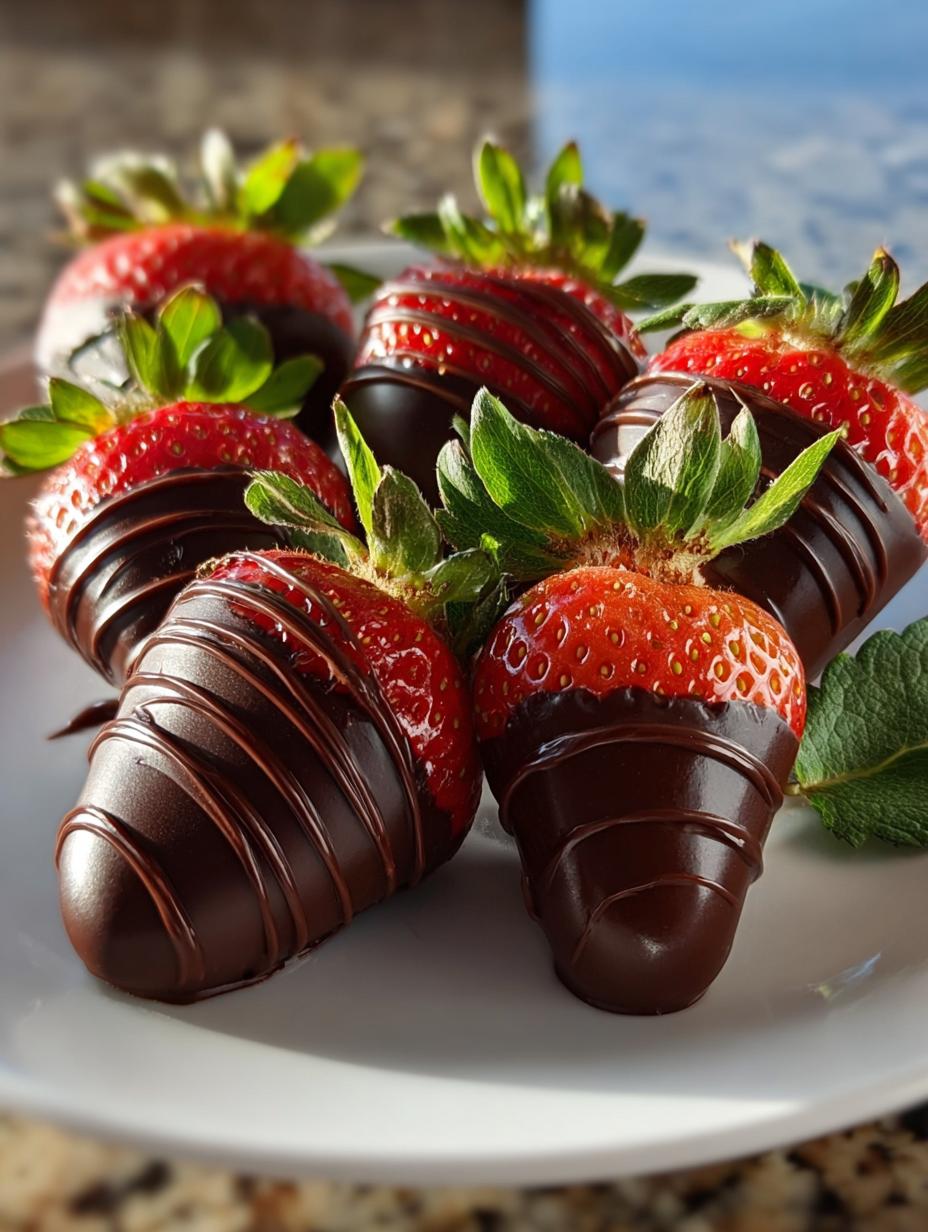 15-Minute Decadent Chocolate Covered Strawberries Recipe 4 15-Minute Decadent Chocolate Covered Strawberries Recipe - Chocolate Covered Strawberries - main visual representation