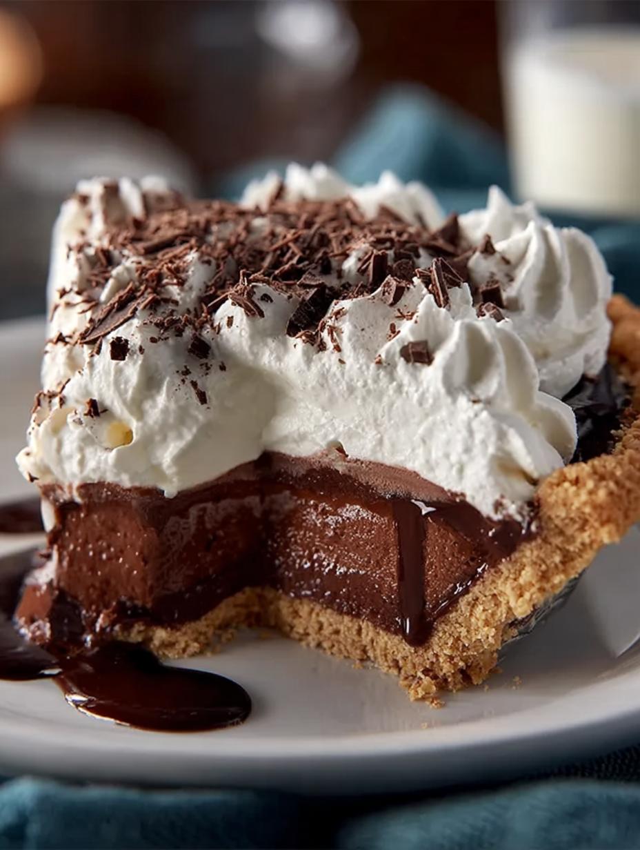 Decadent Chocolate Cream Pie: 8 Irresistible Layers - Chocolate Cream Pie - additional detail