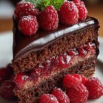 Chocolate Raspberry Cake From