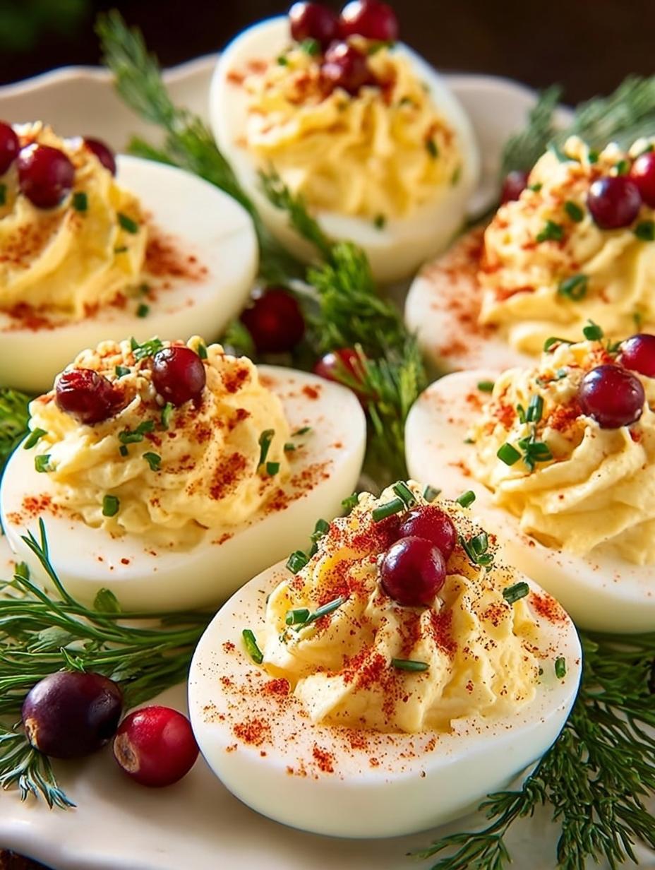 Christmas Deviled Eggs: 12 Festive Holiday Appetizer Ideas - Christmas Deviled Eggs - additional detail