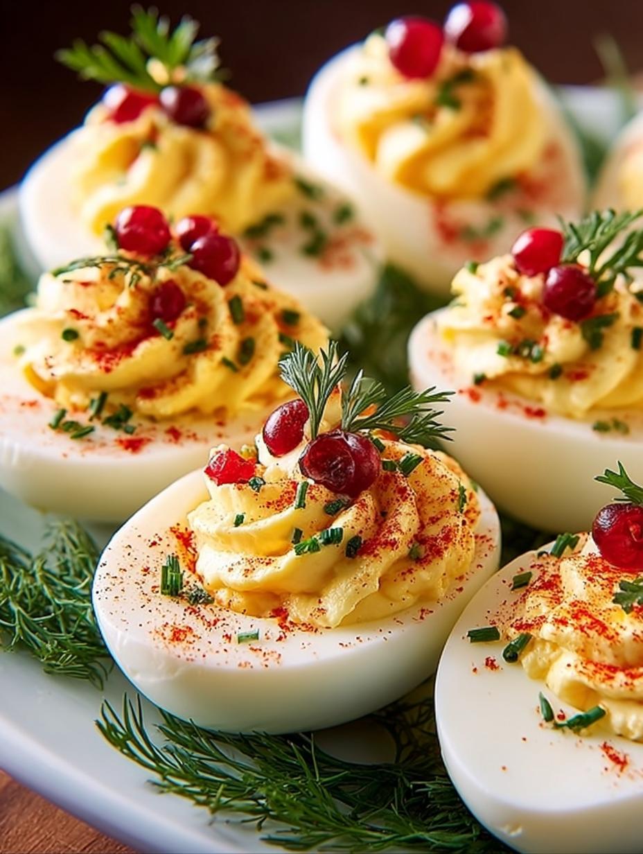 Christmas Deviled Eggs