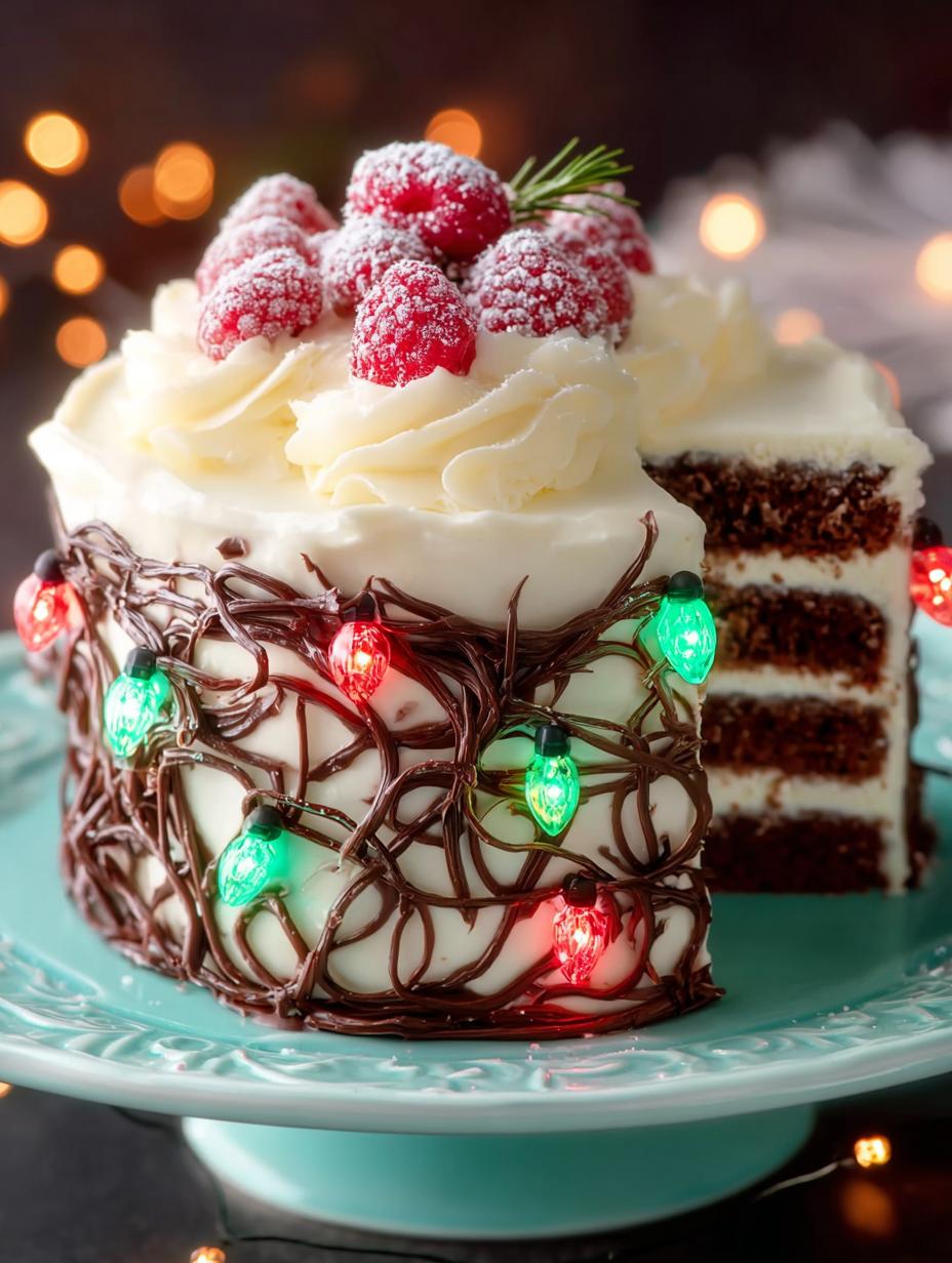 Christmas Light Cake