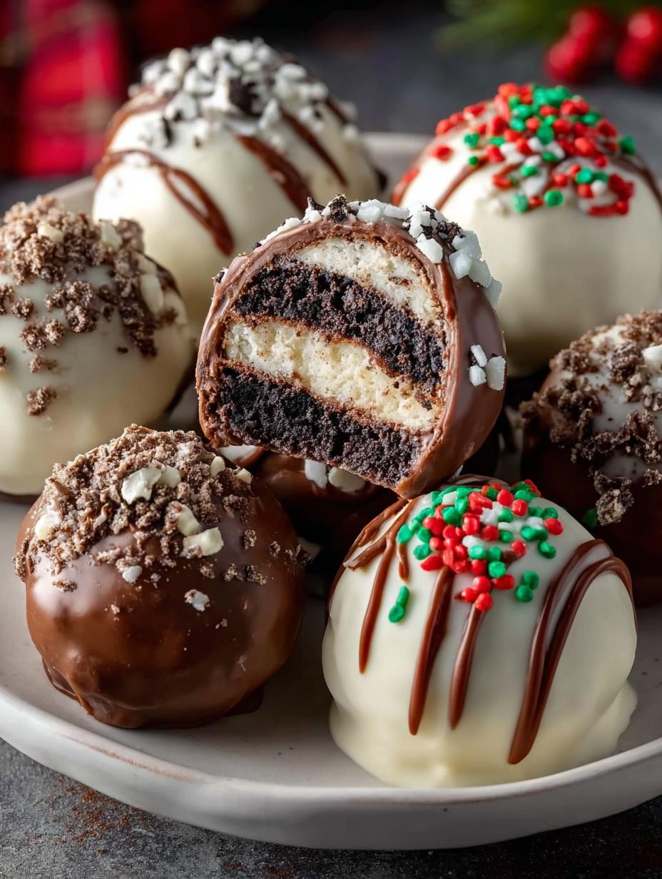 Delicious Christmas Oreo Balls for the Holidays - Christmas Oreo Balls - main visual representation