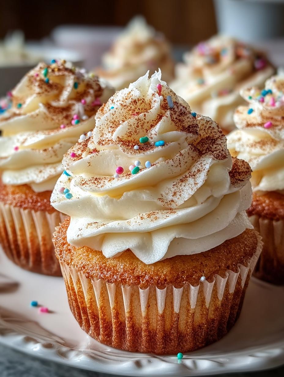 Cinnamon Cupcakes with Mascarpone