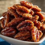 Cinnamon Sugar Candied Pecans