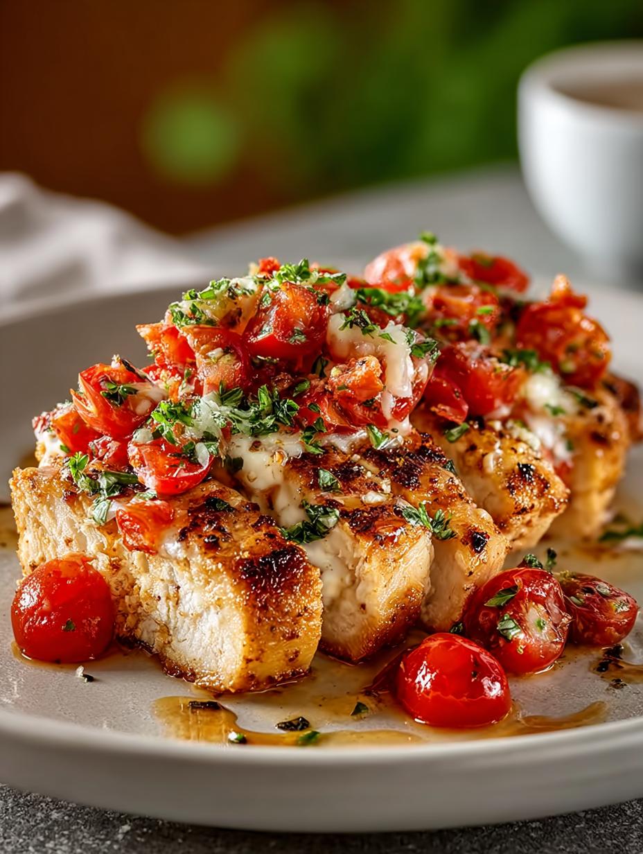 Clean Eating Bruschetta Chicken: 5 Fresh Twists 4 Clean Eating Bruschetta Chicken: 5 Fresh Twists - Clean Eating Bruschetta Chicken - main visual representation