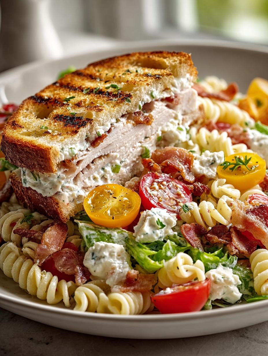 Club Sandwich Pasta Salad: 7 Amazing Reasons to Try It - Club Sandwich Pasta Salad - additional detail