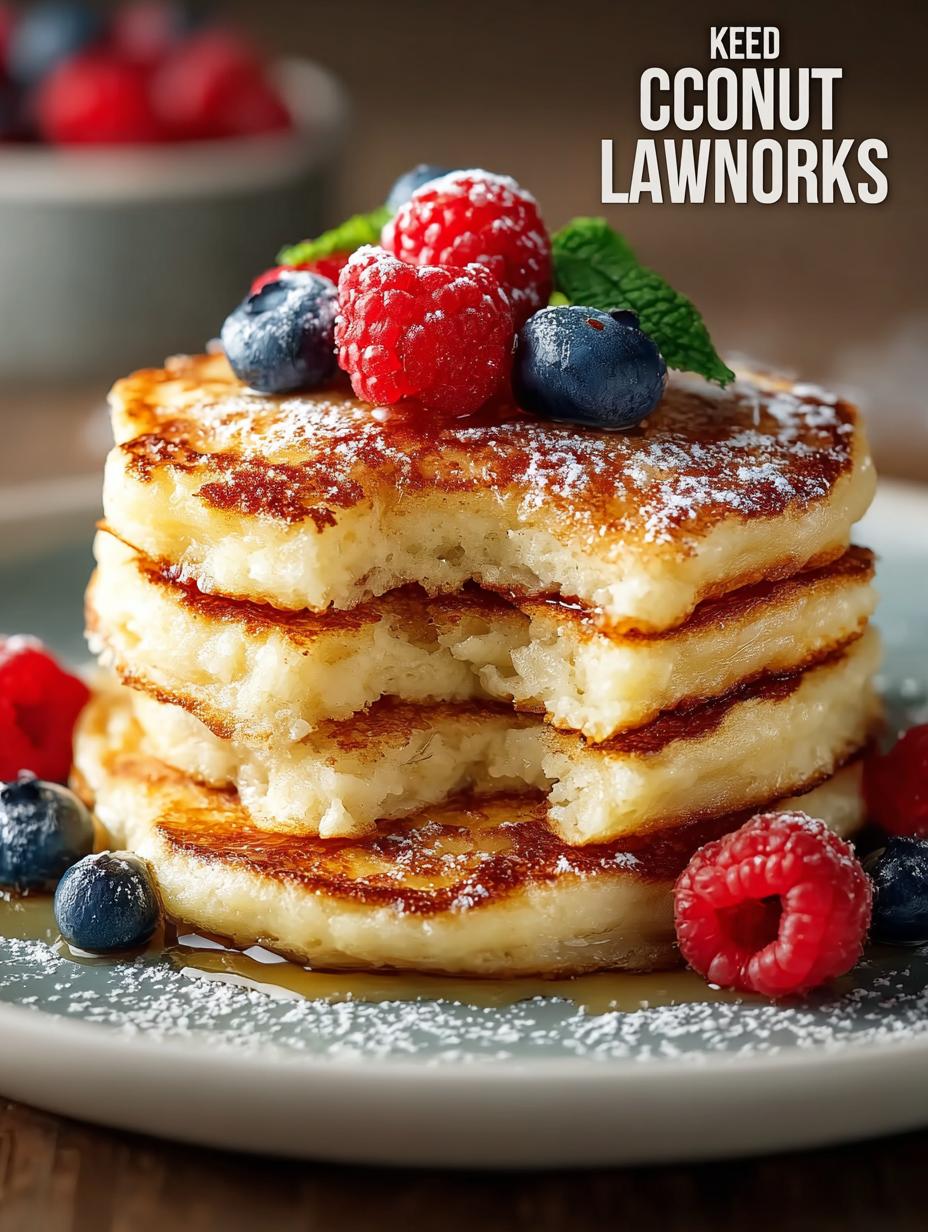 Fluffy Coconut Flour Pancakes: 5 Simple Steps 4 Fluffy Coconut Flour Pancakes: 5 Simple Steps - Coconut Flour Pancakes - main visual representation