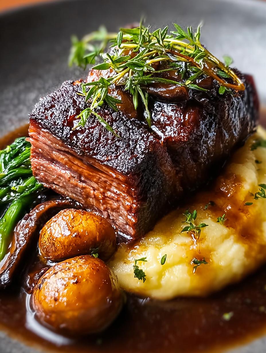 Delicious Coffee Braised Beef Short Ribs Recipe 4 Delicious Coffee Braised Beef Short Ribs Recipe - Coffee Braised Beef Short - main visual representation