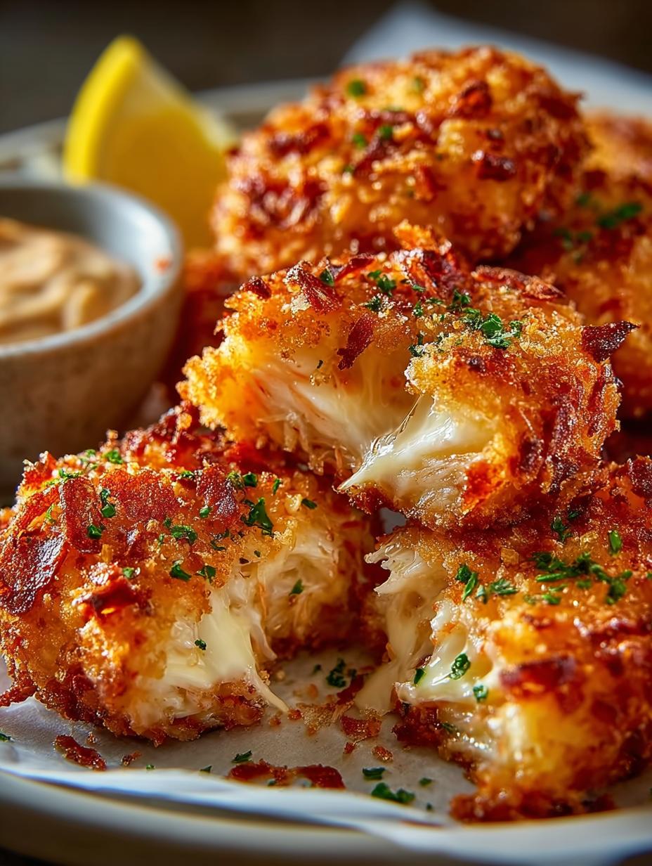 Crab Crunchies Crispy Creamy