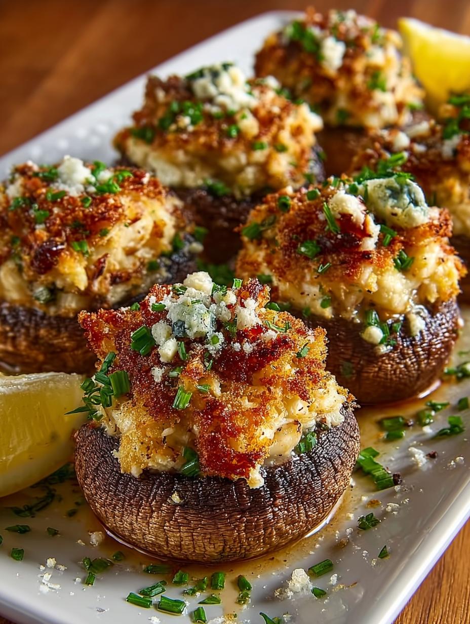 Crab Stuffed Mushrooms Appetizer That Dazzles Your Guests - Crab Stuffed Mushrooms Appetizer - main visual representation