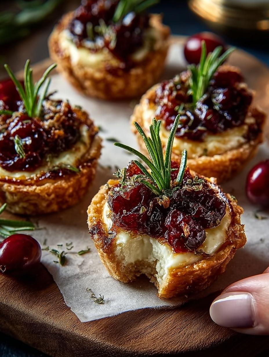 Delicious Cranberry Brie Tartlets for Your Holiday Table 4 Delicious Cranberry Brie Tartlets for Your Holiday Table - Cranberry Brie Tartlets - main visual representation
