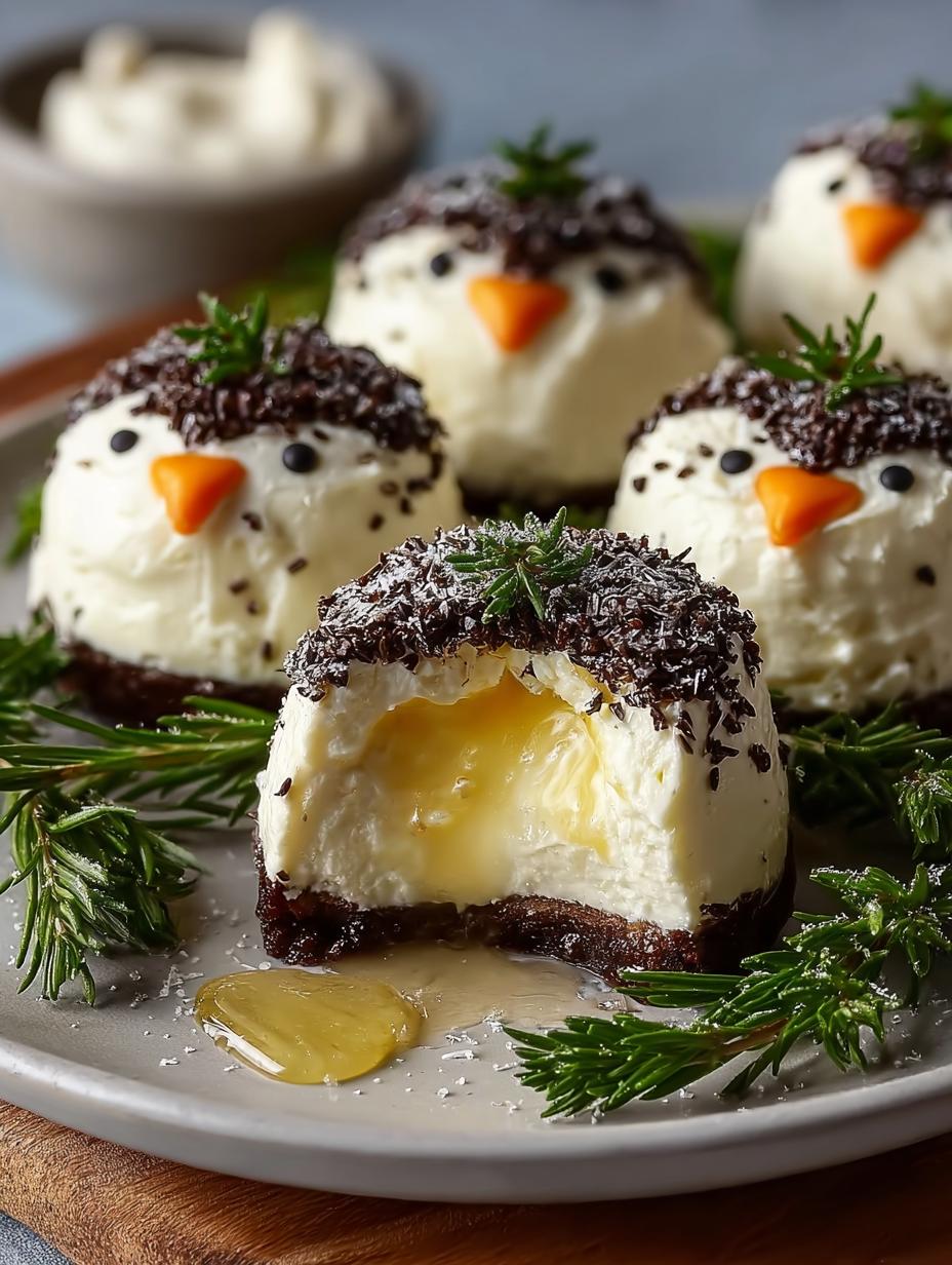 Cream Cheese Penguins Snack