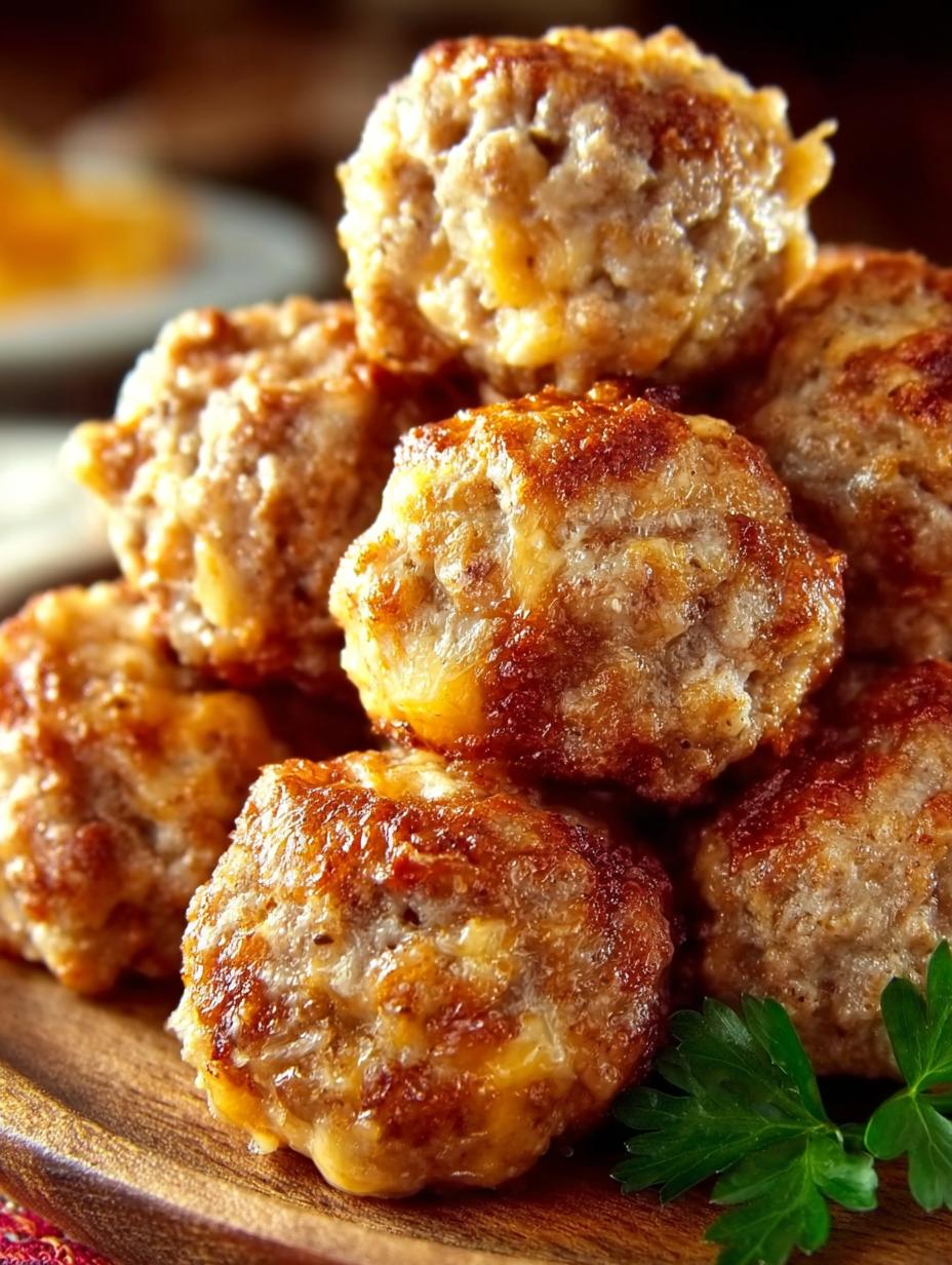 Cream Cheese Sausage Balls