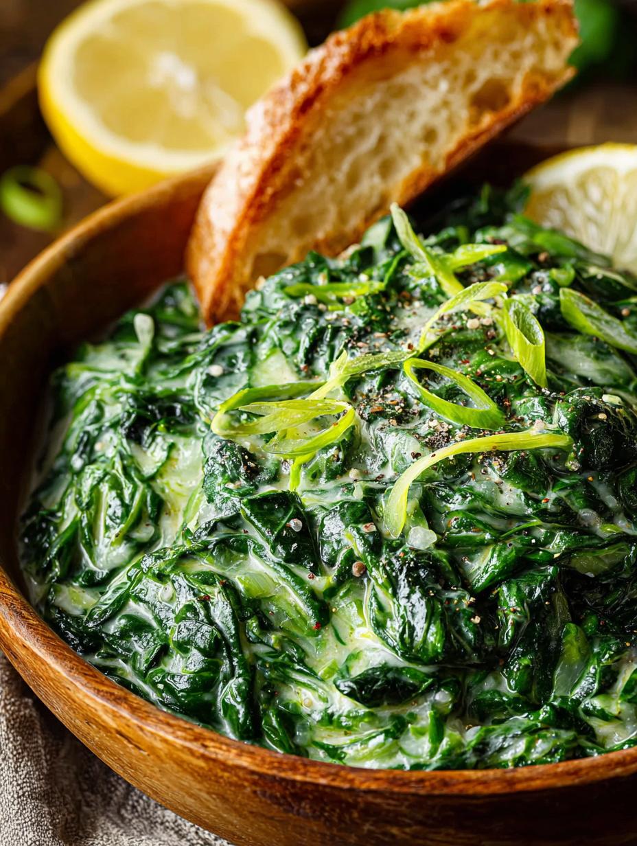 Creamed Spinach: 5 Steps to the Best Comfort Food Dish - Creamed Spinach - main visual representation