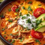 Creamy Chicken Enchilada Soup