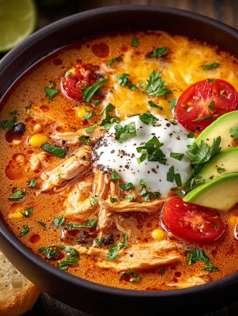Creamy Chicken Enchilada Soup