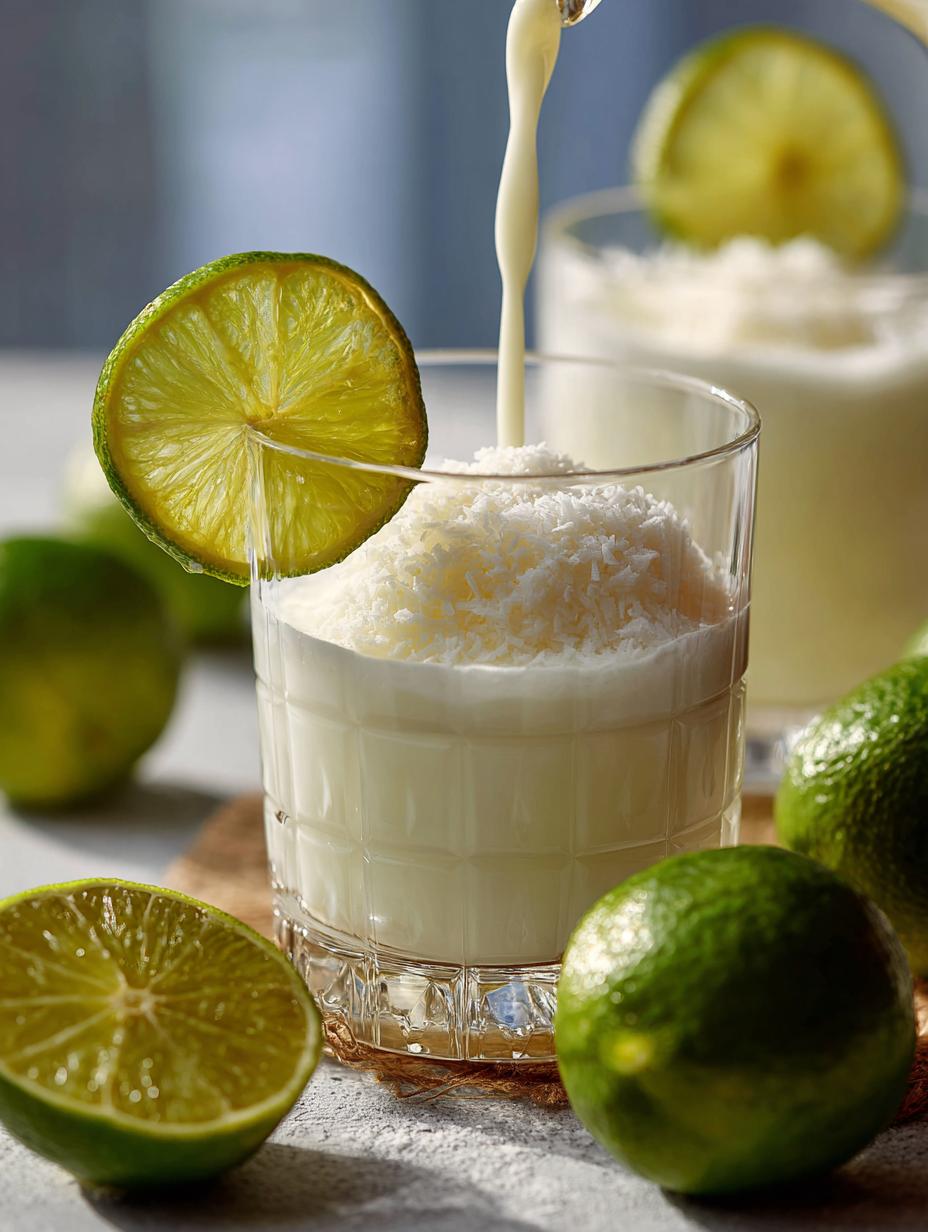 Creamy Coconut Milk Brazilian Lemonade Bliss - Creamy Coconut Milk Brazilian - main visual representation