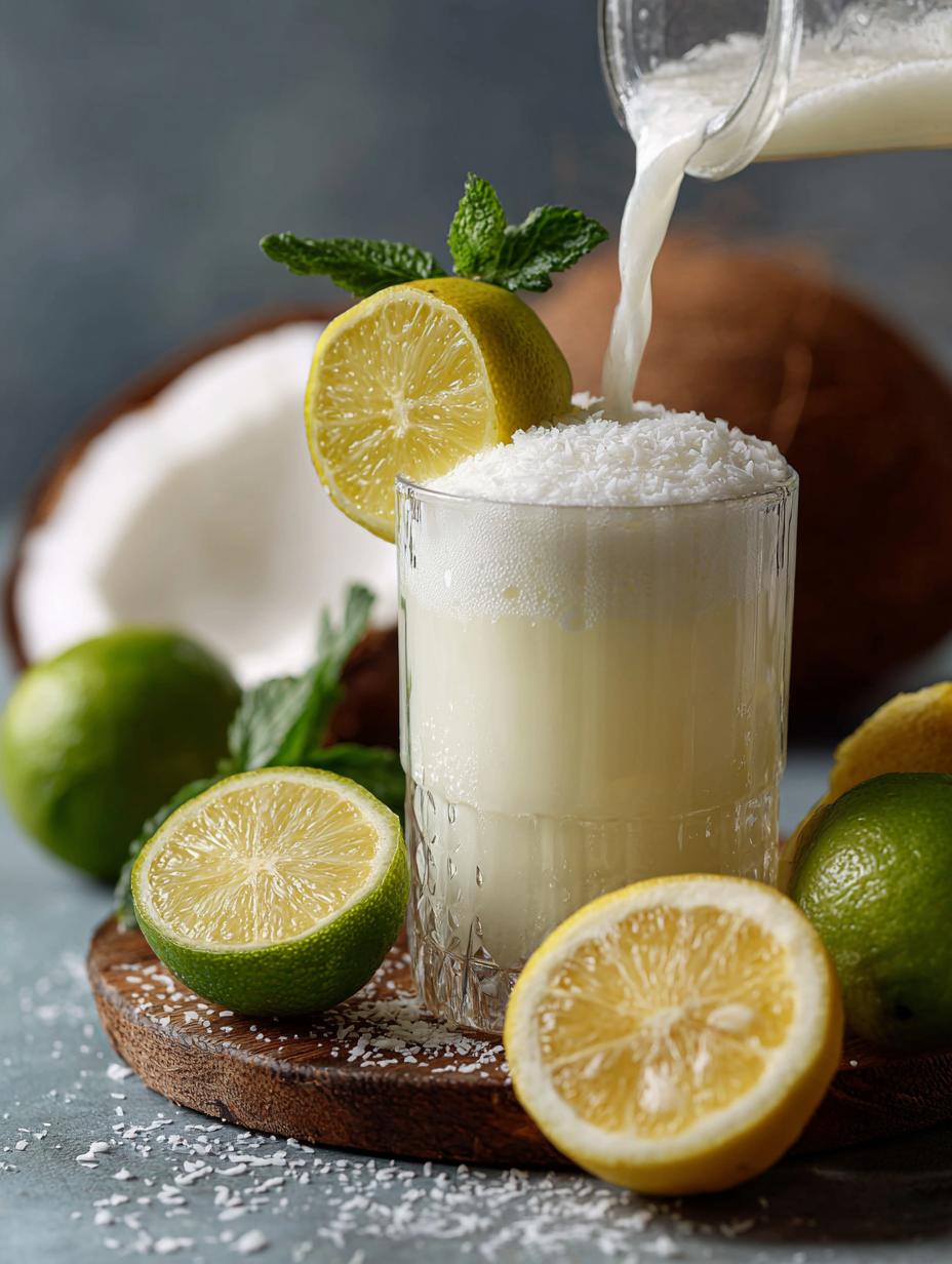 Creamy Coconut Milk Brazilian Lemonade Bliss - Creamy Coconut Milk Brazilian - additional detail
