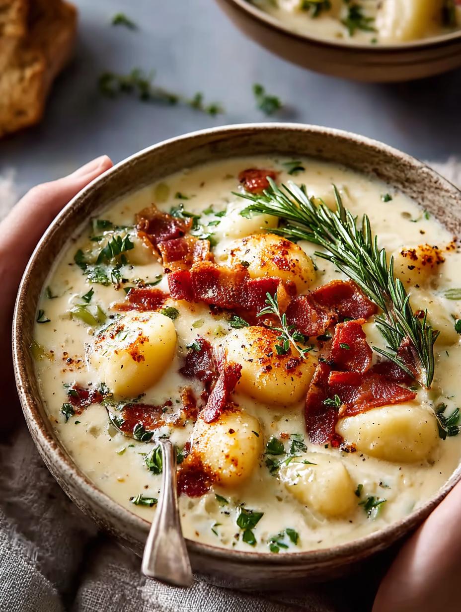Creamy Gnocchi Soup with
