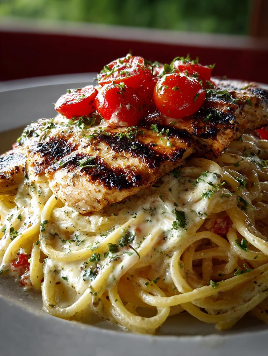 Creamy Grilled Chicken Spaghetti: 7 Amazing Steps to Delight - Creamy Grilled Chicken Spaghetti - main visual representation