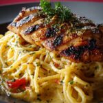 Creamy Grilled Chicken Spaghetti