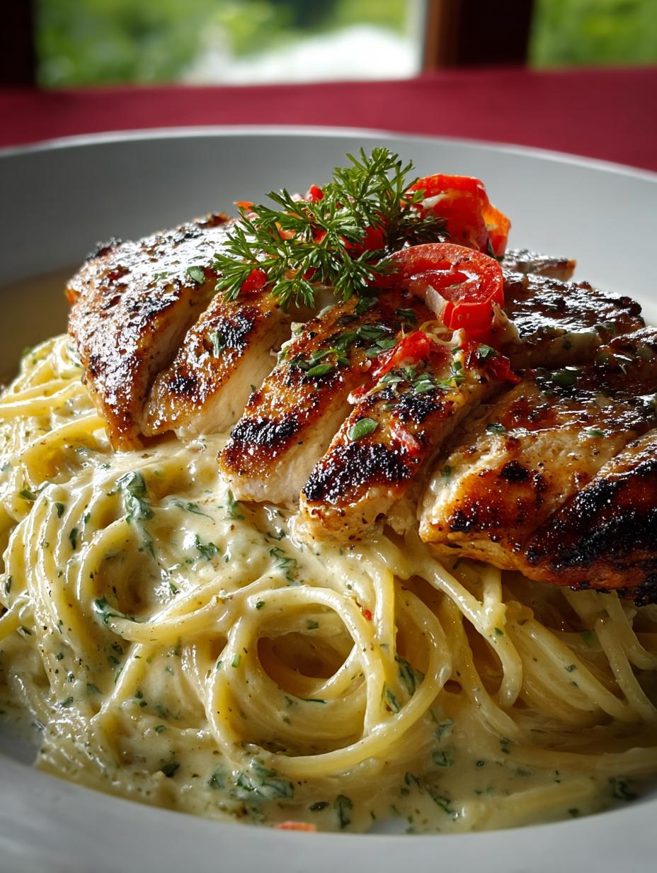 Creamy Grilled Chicken Spaghetti: 7 Amazing Steps to Delight - Creamy Grilled Chicken Spaghetti - additional detail