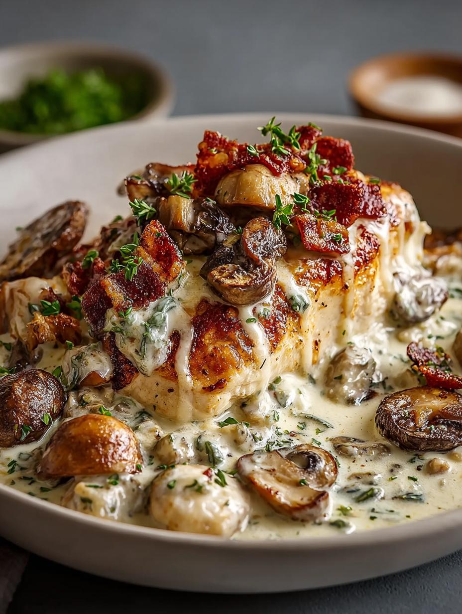 Creamy Keto Chicken Mushroom