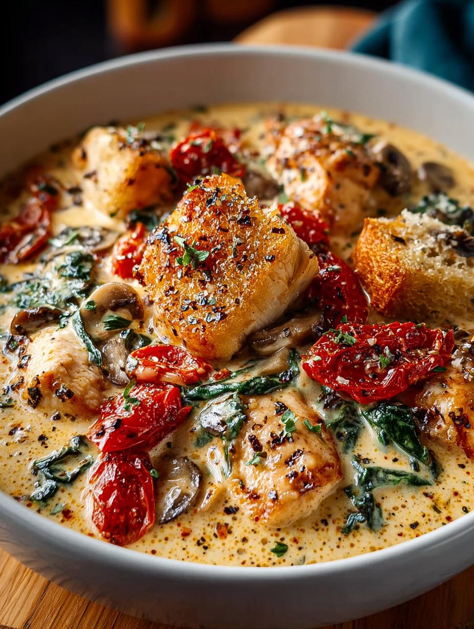 Delicious Creamy Marry Tuscan Chicken You Need to Try - Creamy Marry Tuscan Chicken - additional detail