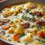 Creamy Parmesan Pasta Soup