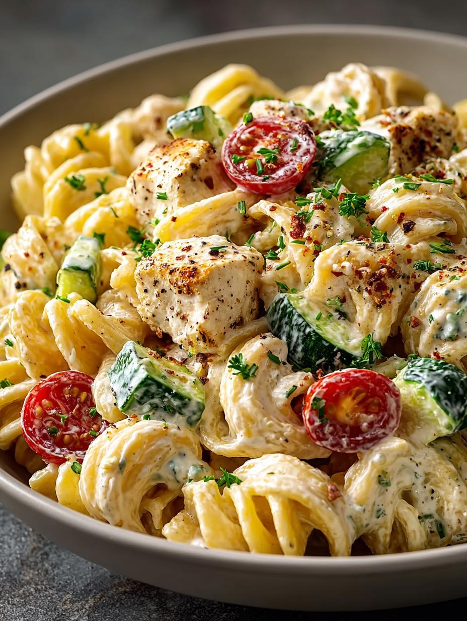 Creamy Ranch Protein Pasta: 5 Easy Steps to Deliciousness - Creamy Ranch Protein Pasta - additional detail