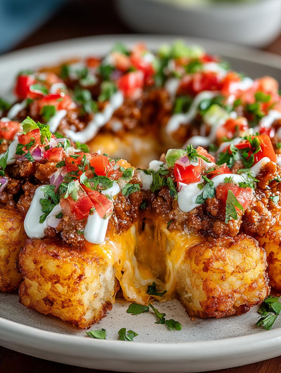Creamy Taco Tater Tot Casserole: 5 Layers of Comfort 4 Creamy Taco Tater Tot Casserole: 5 Layers of Comfort - Creamy Taco Tater Tot - main visual representation