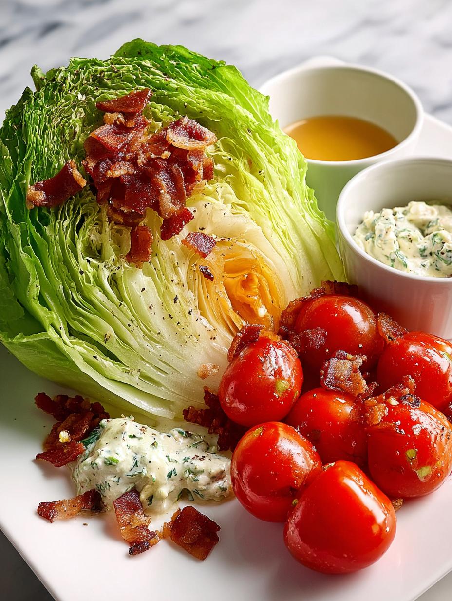 Crisp Iceberg Wedge Salad