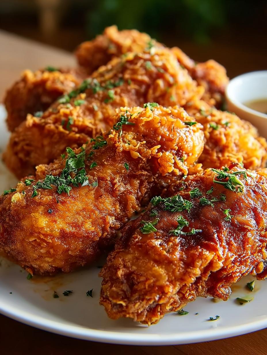 Crispy Fried Chicken: 10 Secrets for the Perfect Crunch - Crispy Fried Chicken - additional detail