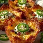 Crispy Jalapeno Popper Cups
