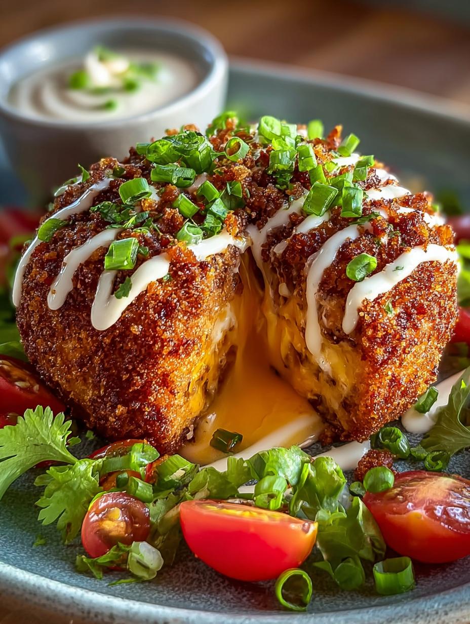 Crispy Taco Cheese Ball