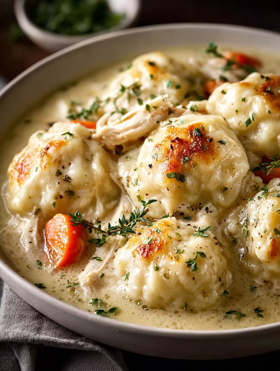 Crock Pot Chicken Dumplings