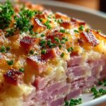 Crockpot Ham Potato Casserole