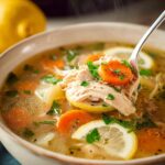 Crockpot Lemon Chicken Soup