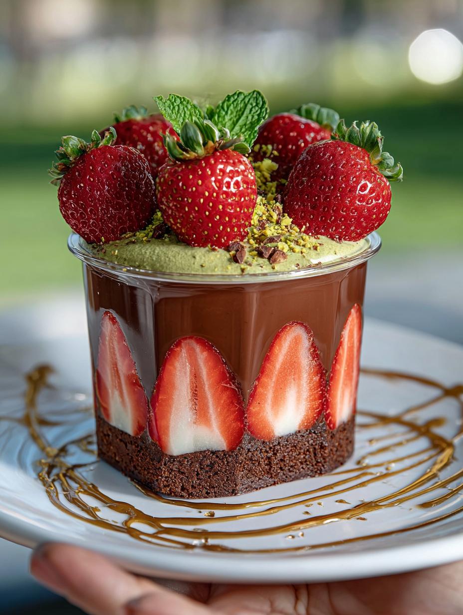 Dubai Chocolate Strawberry Cup: A Luxurious Delight - Dubai Chocolate Strawberry Cup - main visual representation
