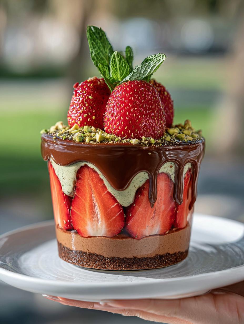Dubai Chocolate Strawberry Cup: A Luxurious Delight - Dubai Chocolate Strawberry Cup - additional detail
