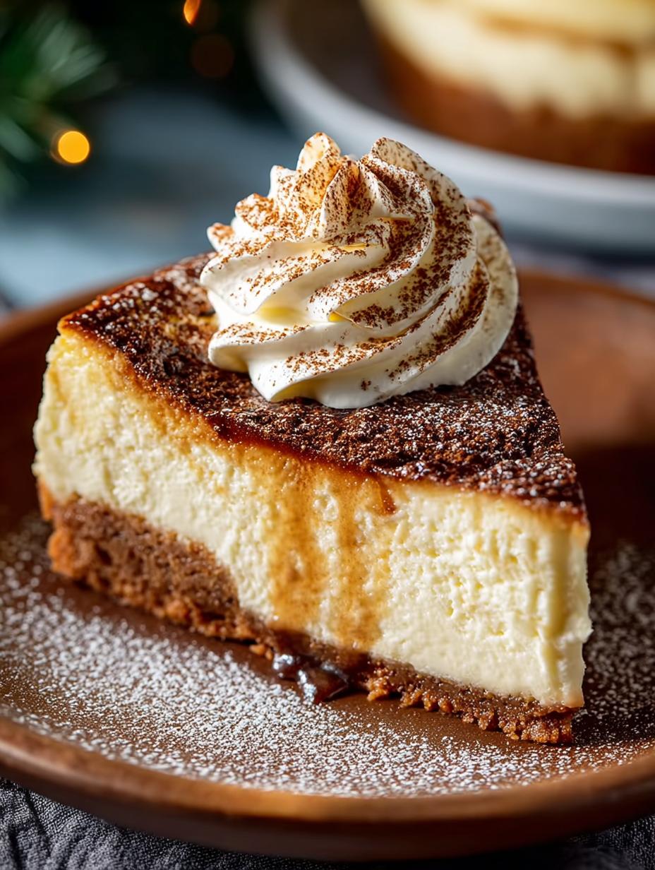 Eggnog Cheesecake