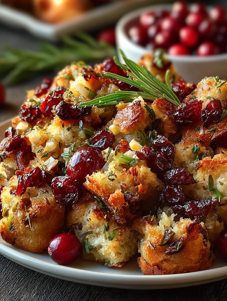 Festive Cranberry Turkey Stuffing: 5 Savory Ideas - Festive Cranberry Turkey Stuffing - main visual representation