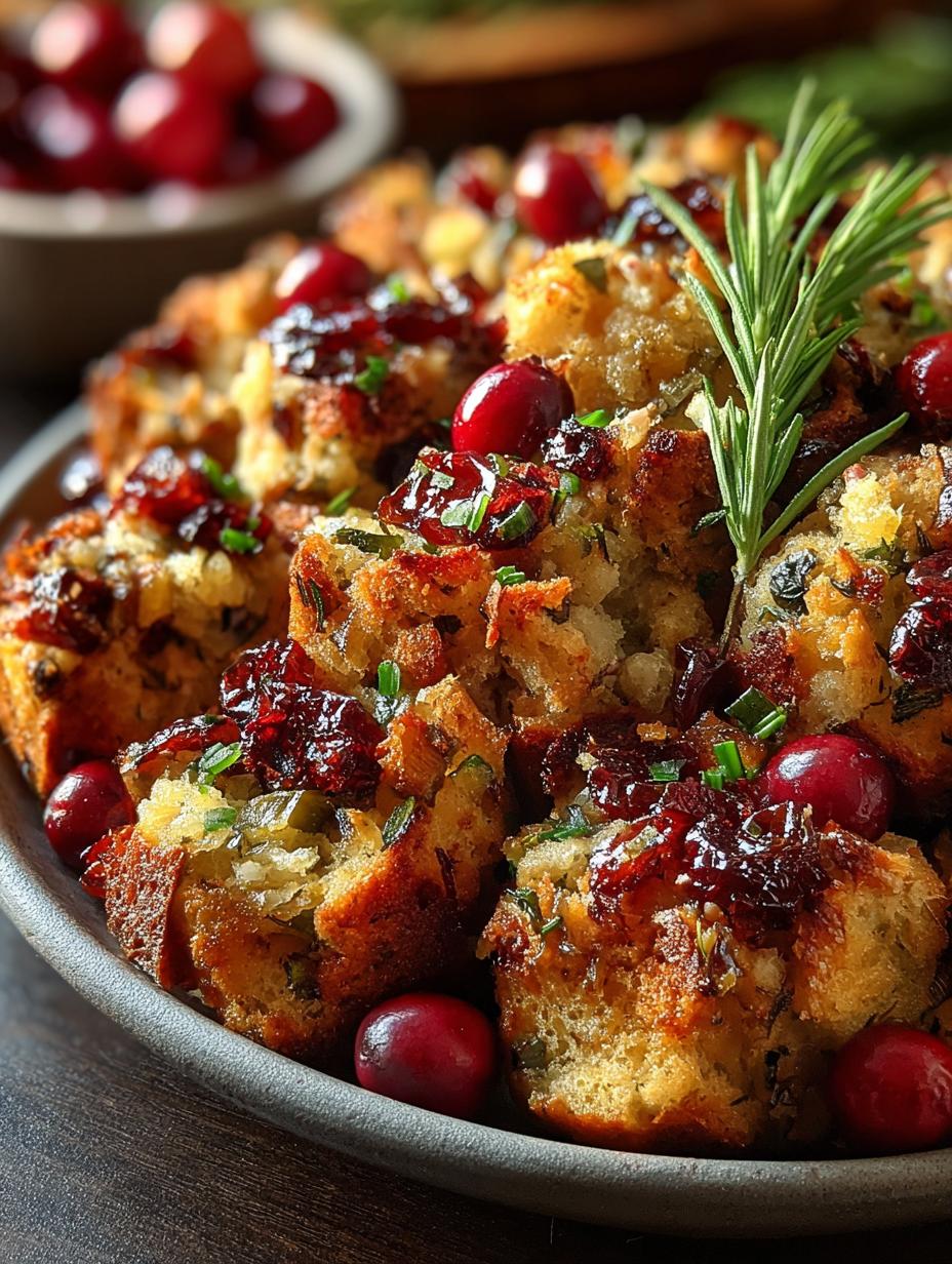 Festive Cranberry Turkey Stuffing: 5 Savory Ideas - Festive Cranberry Turkey Stuffing - additional detail