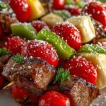 Fresh Grinch Kabobs Holiday